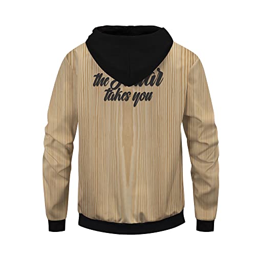 Hoodies for Men Zip Up,Anime Guitar Zip Hoodie Sweatshirt Hooded Jackets All-Match Coat Oversized Fashion2