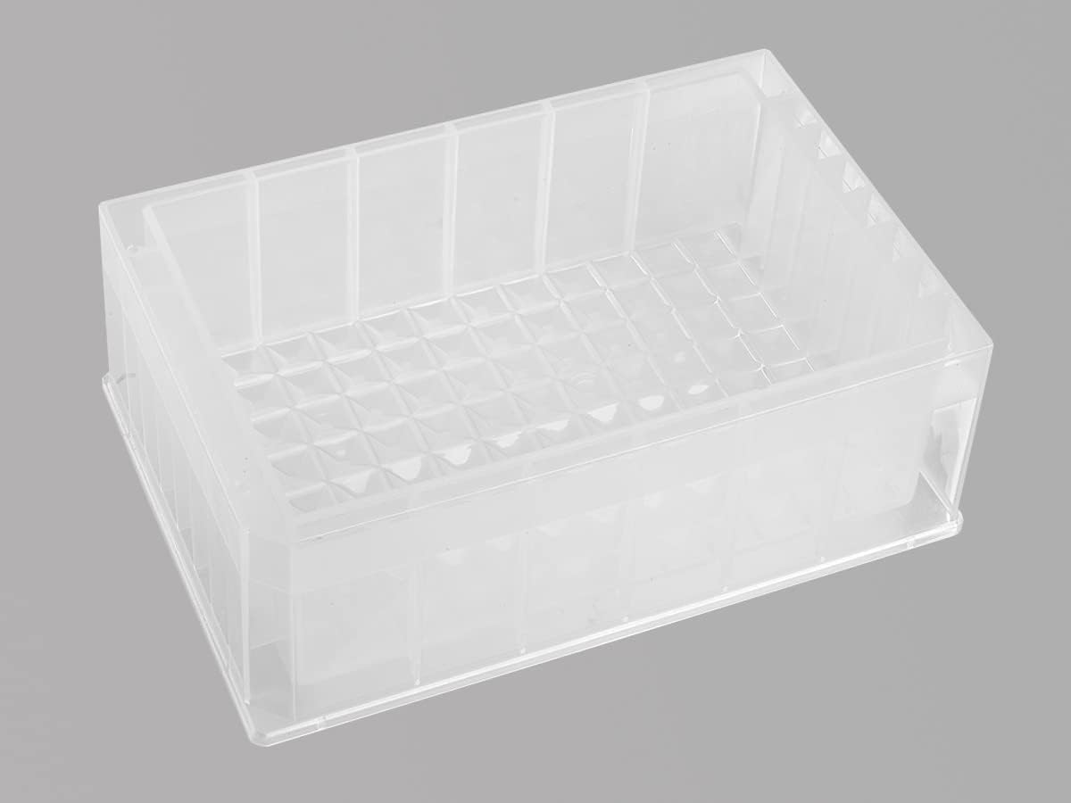 Corning Axygen RES-SW96-HP-SI Polypropylene Single Well High Profile Reagent Reservoir with 96-Bottom Trough, Sterile, Individually Wrapped, 240mL Capacity (Case of 25),Clear