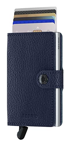 Secrid Miniwallet Navy-Silver Einheitsgröße Unisex Erwachsene, Marine-Silber, Talla única, Modern