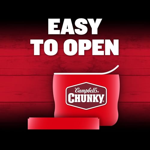 Image of Campbell's Chunky Soup, Spicy Chicken & Sausage Gumbo Soup, 15.25 oz Microwavable Bowl (Case of 8)