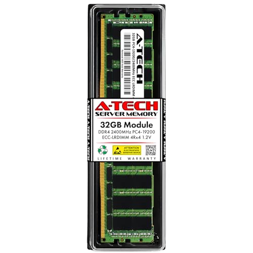 Amazon.co.jp: A-Tech 32GB DDR4 2400MHz PC4-19200 ECC LRDIMM 4Rx4