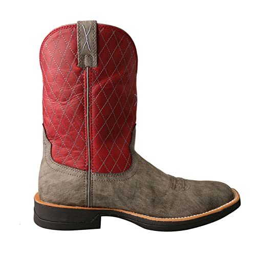 Image of TWISTED X Men 11 inch Tech X Boot, Color: Grey & Red, Size: 10, Width: D (MXW0005-10-D)