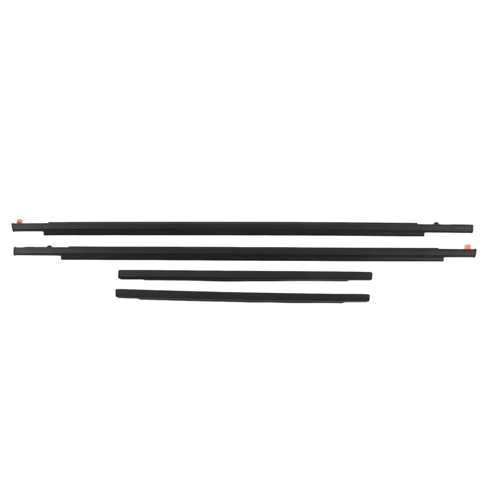 Car Window Weather Strip Car Door Window Moulding Trim Outside Front Rear Seal Belt Weatherstrip for FJ for Cruiser 2007-2014