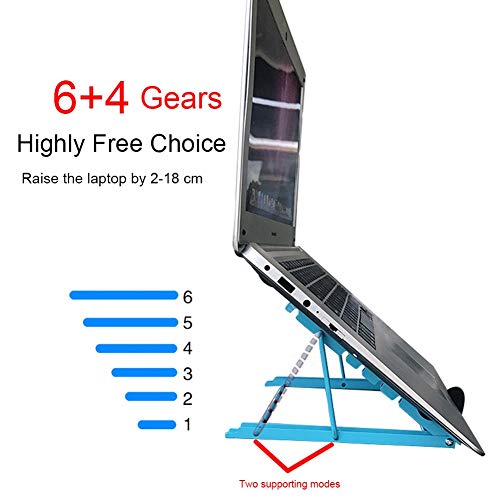 Soporte plegable para laptop con rejilla y antideslizante miniatura 3