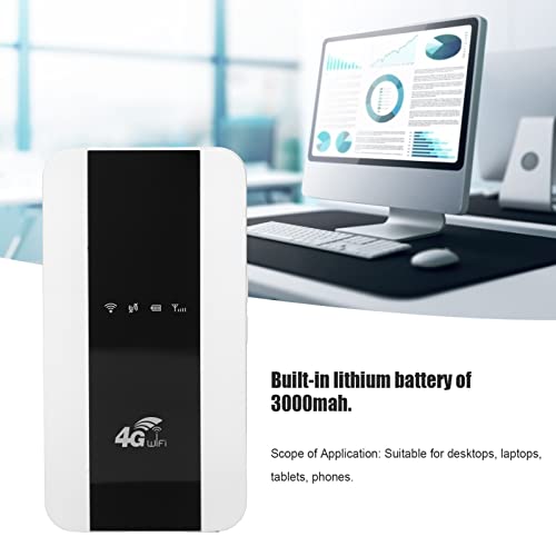 Image of 4G LTE Mobile Hotspot, Portable Pocket Router with 150 Mbps WiFi, Wireless Network for Laptop, Tablet and Smartphone