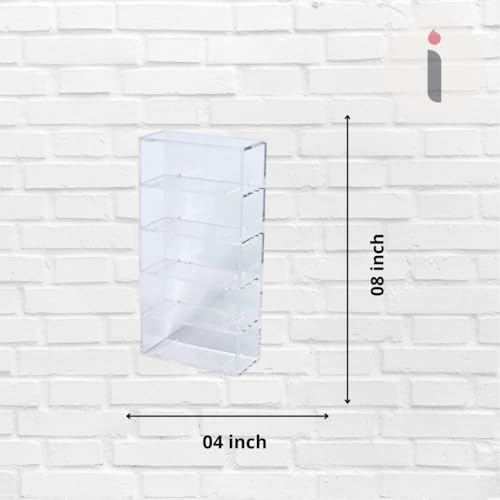 Image of 5 Layer Acrylic Storage case Clear Diecast Car Display Case for Scale Models - Dustproof Diecast Storage Organizer. (Pack of of 1)