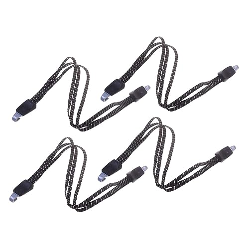 ibasenice 4pcs Heavy-Duty Elastic Luggage Strap Ropes for and Motorcycles Sturdy Band Design for Secure Cargo for Outdoor Activities and