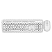 Produktbild DELL KM636 Tastatur RF Wireless AZERTY Französisch Weiß - Tastaturen (Standard, Kabellos, RF Wireless, AZERTY, Weiß, Maus enthalten)