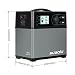 SUAOKI - 400Wh/120,000mAh Generador Portátil Solar, Cargador de Batería Almacenamiento Suministro de...