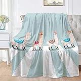 Touchish Llamas Crossing The Road Soft Blanket for Couch Bed Camping Cute Animal All-Seasons Home Decor- Birthday Gifts for Boys Women Fuzzy Cozy Throws 30'x40' for Pet
