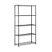 Produktbild Honey can do SHF Shelving Tier SHF-01442 Regal, 5 Fächer, Schwarz, 90 kg, Metall, Black, 91.44 x 35.56 x 182.88 cm