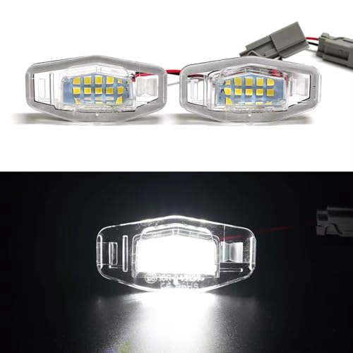 2 Luces para matrícula trasera compatibles con Acura TL TSX y MDX 4