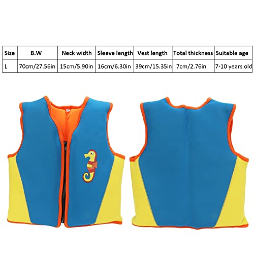 Colete salva-vidas infantil neoprene anti-riscos Jaqueta de rafting infantil para piscina