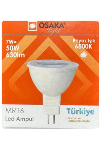 7W (50W) Beyaz Işık 6500K, G4 Duylu Led Çanak Ampul