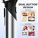 Turelar Cordless Immersion Blender with Rchargeable Battery, Portable Hand Blenders with Adjustable Speed, Hand Held Stick Mixer for Effortless Blending Shakes, Smoothies, Soups, Puree or Baby Food