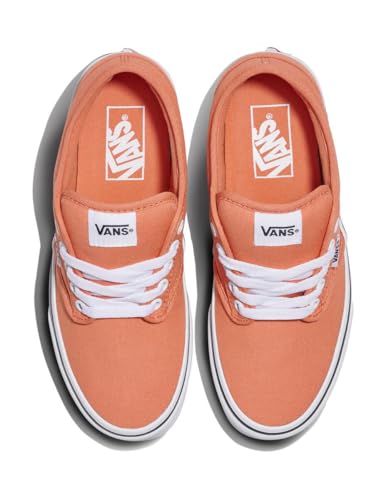 Vans Vans Women's Atwood Shoe | Low-Top Fashion Sneakers for Work, Walking & Casual Everyday Wear, Canvas Coral Rust, 10