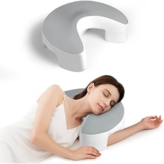 Side Sleeper Pillow for Adults, Memory Foam Shoulder Pillow with Arm Hole for Neck
