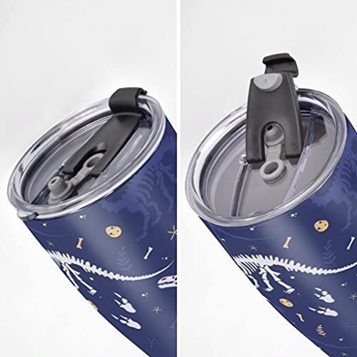 Wmeyiseyiy Taza térmica de acero inoxidable de 900 ml, con doble pared aislada al vacío, taza de café con tapa, botella… - Imagen 5