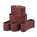 Zivisk 3 Inch X 18 Inch Sanding Belts, 60/80/100/120/240 Grits, Belt Sander Tool for Woodworking, Metal Polishing, Aluminum Oxide Sanding Belts (5 Pack)