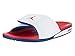 Nike Jordan Men's Jordan Hydro III Retro White/Fire Red/True Blue Sandal 12 Men US