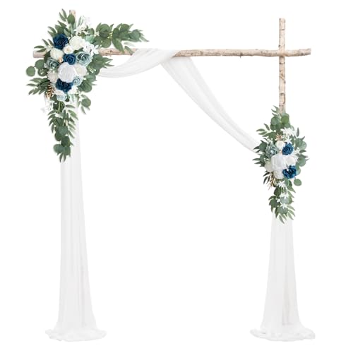 PONATIA Wedding Arch Flowers Kit (Pack of 3) with 26Ft