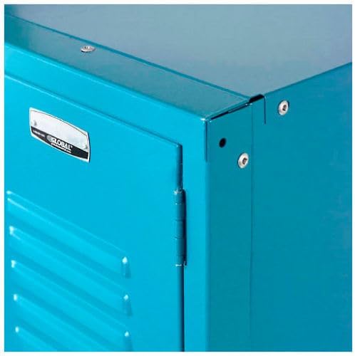 GLOBAL INDUSTRIAL Double Tier Locker, 12x18x36 2 Door, RTA, Blue