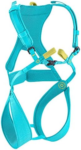 EDELRID Fraggle III Kid's Full Body Climbing Harness - Icemint X-...
