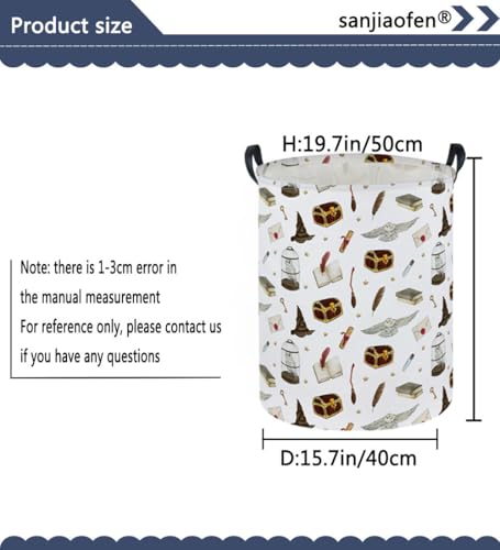 Image of Kids Laundry Hamper,Magic Laundry Basket Collapsible Cute Storage Baskets for Home Decor,Office,Home Organizer,(Magic