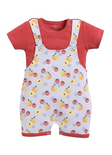 Image of BABY GO 100% Cotton Full Sleeves Dungaree /Overall for Baby Boys and Girls