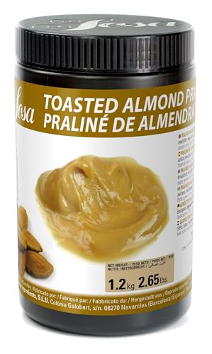 SOSA Praliné pasta de Almendra tostada 50% - Bote 1.2 kgs - Uso professional