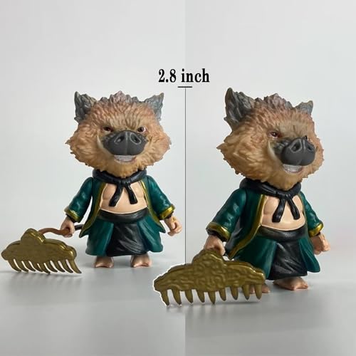Estatua Wukong Rey Mono 1 pulgada Resina Arte Retro miniatura 2