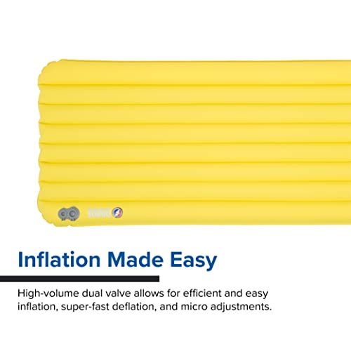 Image of Big Agnes Divide - Lightweight, Compact, Air Chamber Sleeping Pad, Regular, Warm Olive