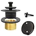 100% Brass Lift and Turn Bathtub Drain - Oil Rubbed Bronze Finish - Handyman Designed - Vance Home Improvement - Tested for Quality in America! - Will Fit All Bathtub Drains