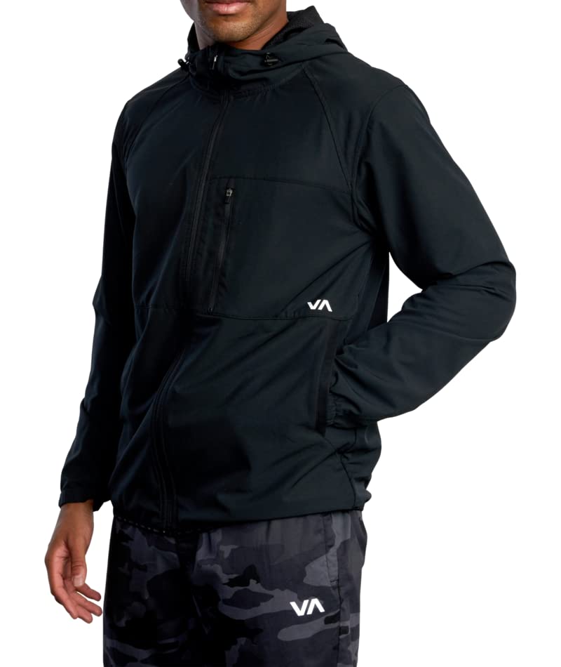 ジャケット・アウター RVCA WIND AND SEA XLIGHT JACKET RVCA Mens Jacket RVCA Runner Lightweight Training