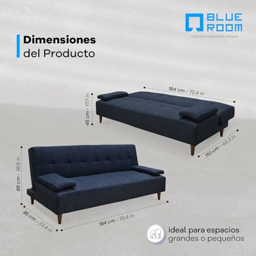 Opiniones y reviews de Sofa Cama Medidas disponible en línea. 8 Sofa Cama Medidas marca Blue Room (2)