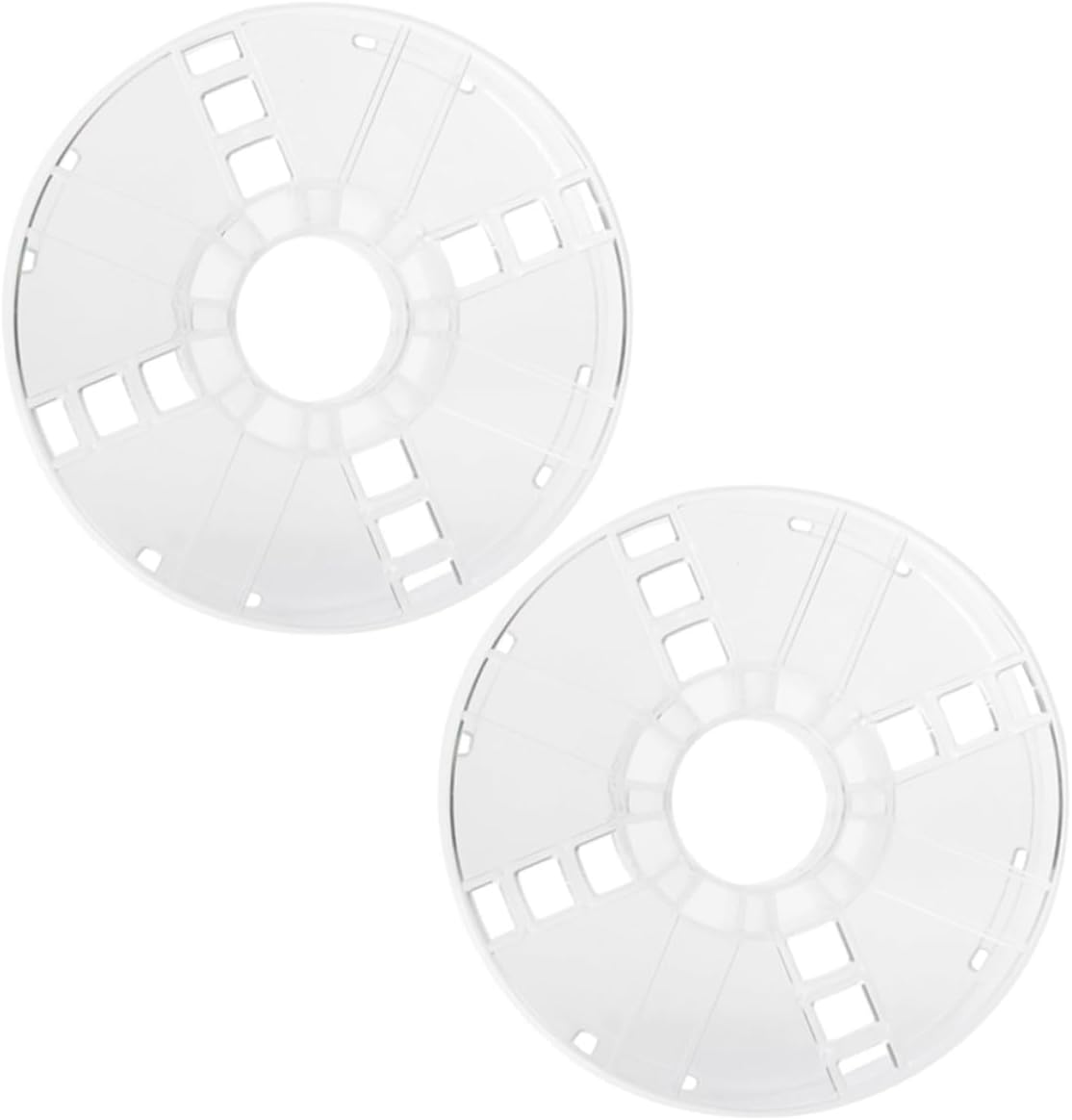 KICHOUSE 2pcs Transparent Cord Reel Wire Spool for Efficient Extension Cord Organization Versatile Storage for Electrical Wires Cables and Ropes