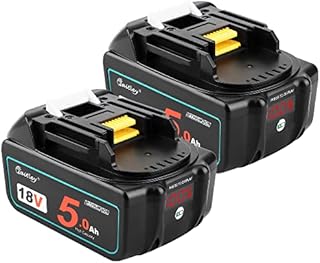 2Pack Power Elektro BL1850 5.0Ah 18v LXT Lithium -Ion Battery compatible with makita BL1830 BL1840 BL1850B BL1860 18v tools with LED indacter