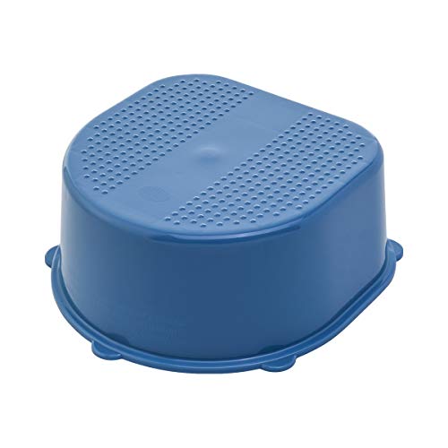 Rotho Babydesign Kinderschemel Bella Bambina - Blauer Tritthocker für...