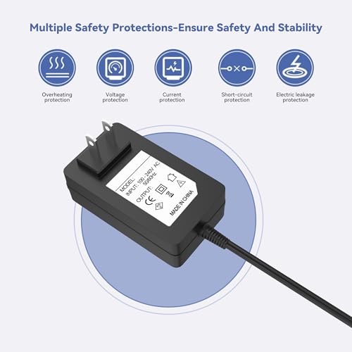 Everbze V30/V40, Jashen V16/V18, Laresar Elite 3 Cordless Vacuum Power Adapter Cord Pinning TPVC004/003 Pin Pin Pin Pin