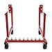 1000lbs Auto Engine Cradle Stand with Dolly Wheels Compatible with Chevrolet Chevy V8 Small Block and Big Block (Red)