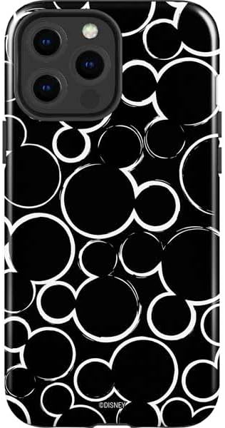 Skinit Impact Phone Case Compatible with iPhone 14 Pro Max - Officially Licensed Disney Mickey Mouse Grumpy Face Design