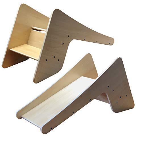 Sedia per bambini 2 in 1, in legno massiccio, per