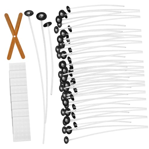 Kit para fabricar velas con mechas y soportes