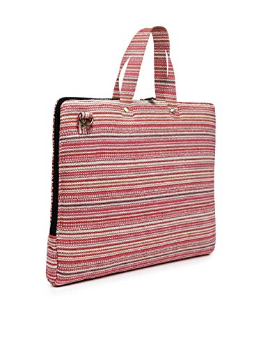 Image of The House of tara Multicolor Ethnic Handloom Fabric Laptop Messenger Bag for Men and Women | Formal Crossbody Sling Bag for College Purpose | Laptop Upto 15.6 Inch | Handbags with Shoulder Straps