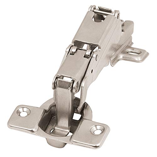 Hermex Bisagras bidimensionales, 165º, sin acabar, montaje frontal, 2 piezas, modelo 43163