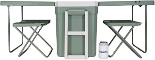 Inuitz Nevera Portatil con Ruedas 30 litros - Nevera con Mesa y Sillas Integrado - Ideal para Familias