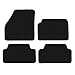 Price comparison product image Carsio Car Mats For Jaguar E Pace 2018+ Onwards 3mm 4pc Set Tailored Fit Rubber Floor Mat Complete Accessory Black Custom Fitted - Anti-Slip Backing, Heavy Duty & Waterproof