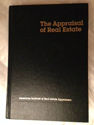 The Appraisal of real estate