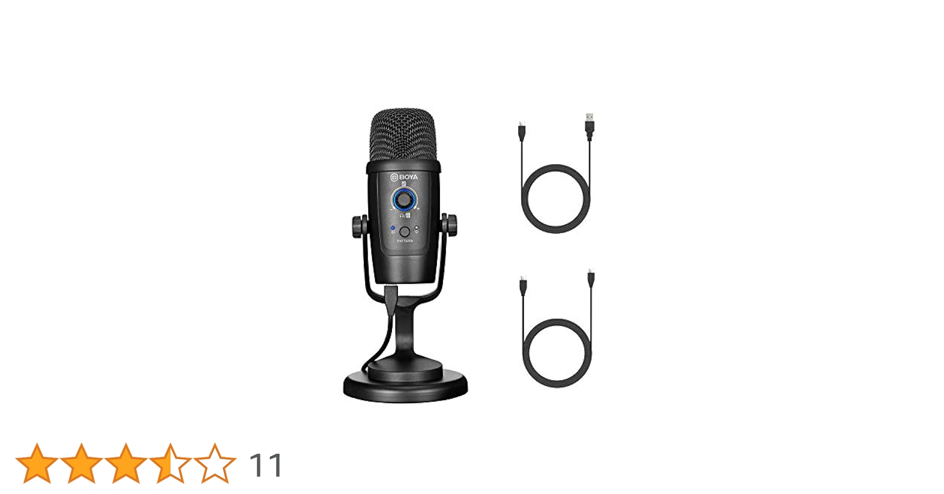 Amazon.co.jp: BOYA PM500 USBマイク USB-A& USB-Cケーブル付き