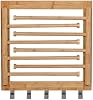 Honey-Can-Do Perchero de secado de bambú para pared con brazos giratorios, 80 lb, natural | Perchero de bambú con 8 brazos giratorios que soporta 80 lb; se pliega a 1.7 pulgadas de profundidad. Se envía ensamblado con 5 ganchos de acero. 6